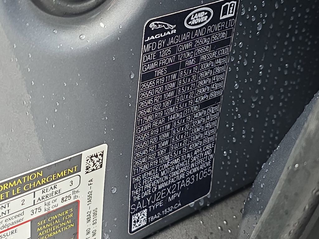 New 2026 Land Rover Range Rover Velar S image 38