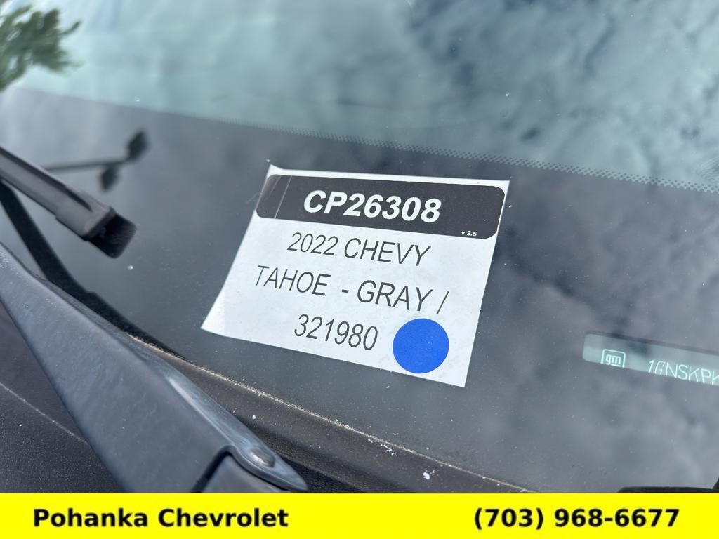 Certified 2022 Chevrolet Tahoe Z71 w/ Luxury Package AWD/4WD image 36