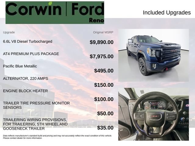 Used 2021 GMC Sierra 2500 AT4 w/ AT4 Premium Plus Package AWD/4WD image 3