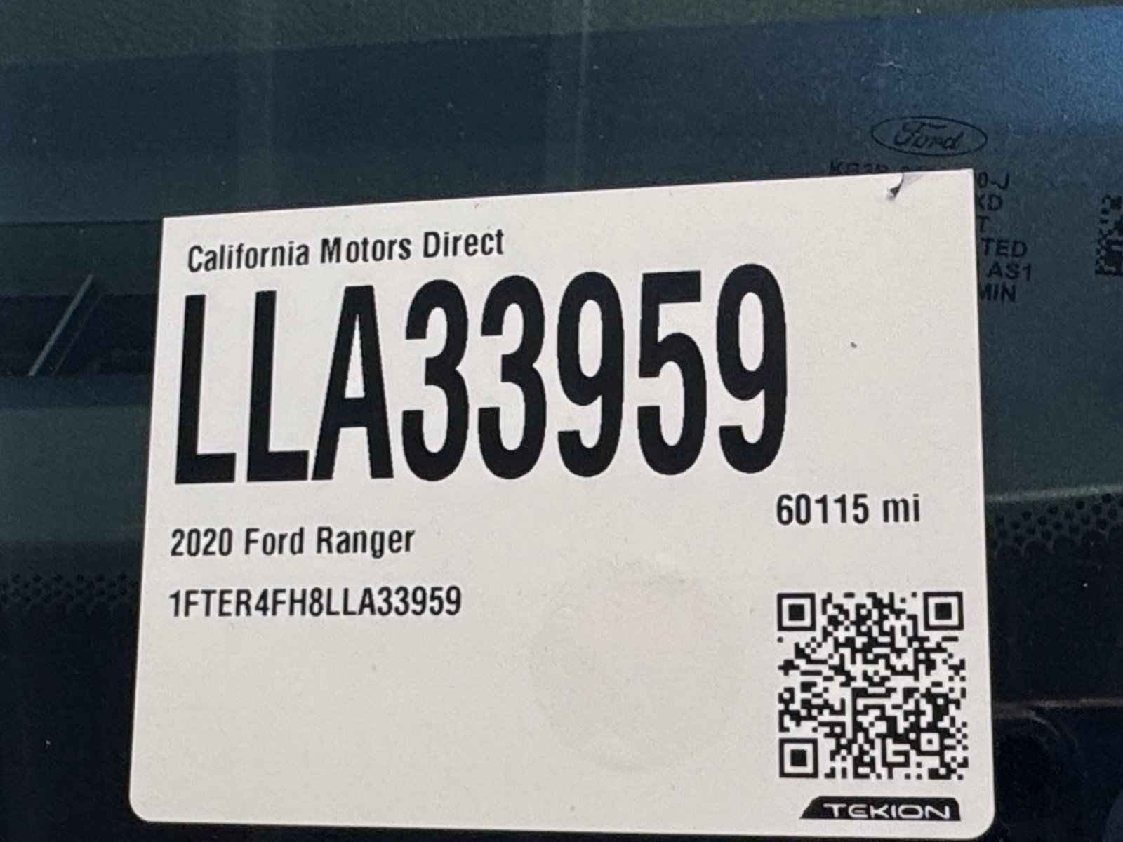 Used 2020 Ford Ranger XL w/ FX4 Off-Road Package AWD/4WD image 16