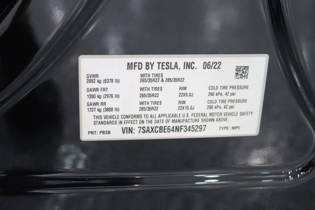 Used 2022 Tesla Model X Plaid AWD/4WD image 42