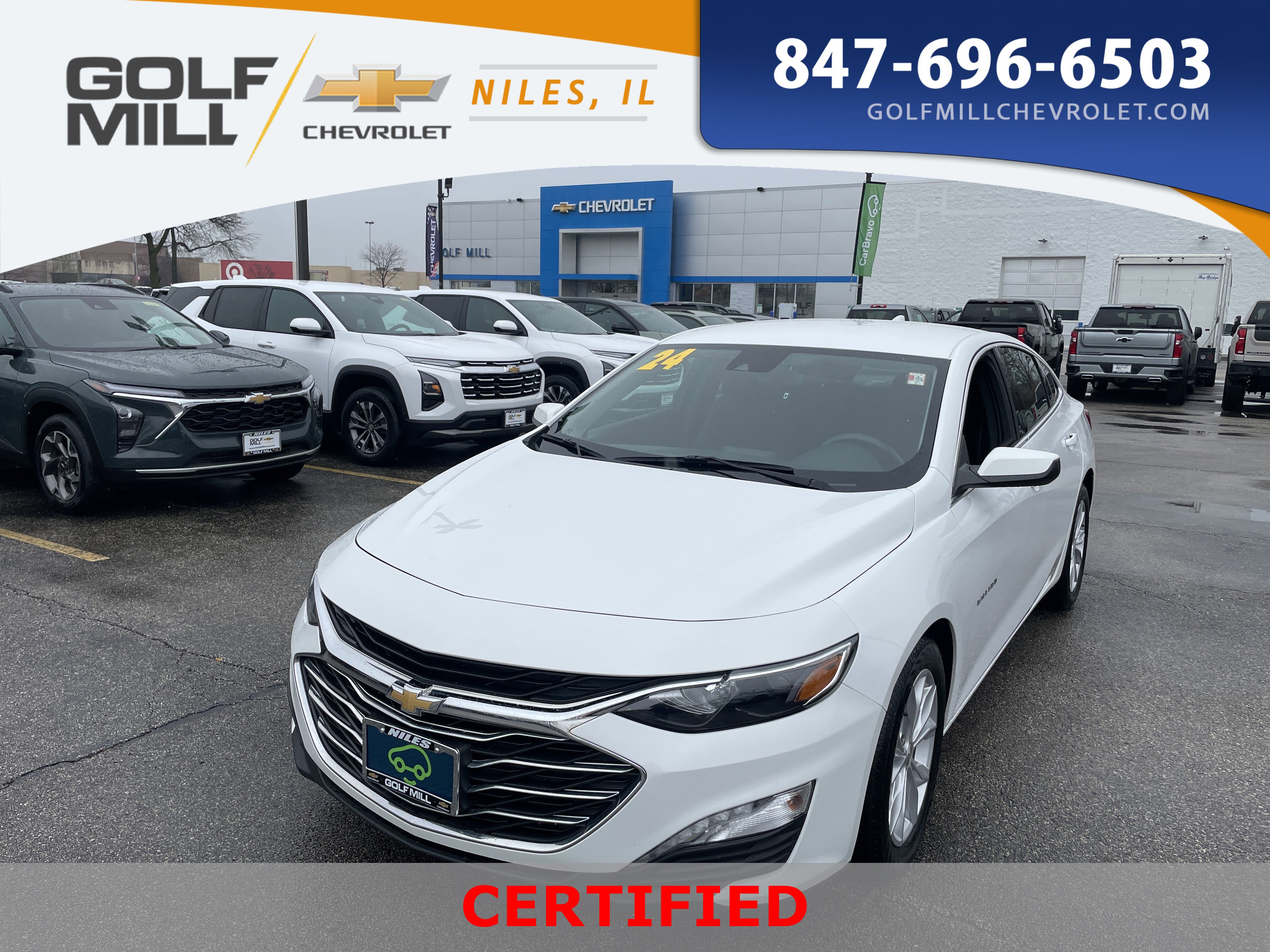 Certified 2021 Chevrolet Malibu LT