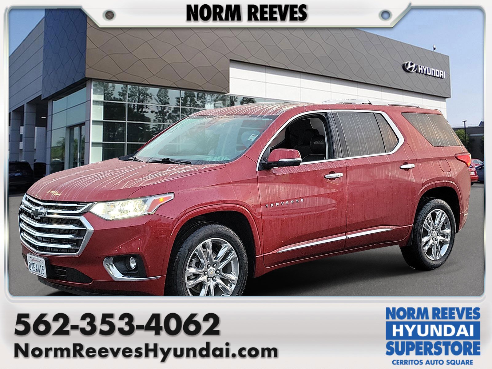 Used 2021 Chevrolet Traverse High Country image 1