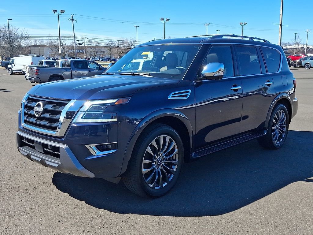 Certified 2024 Nissan Armada Platinum w/ Captain's Chairs Package image 3