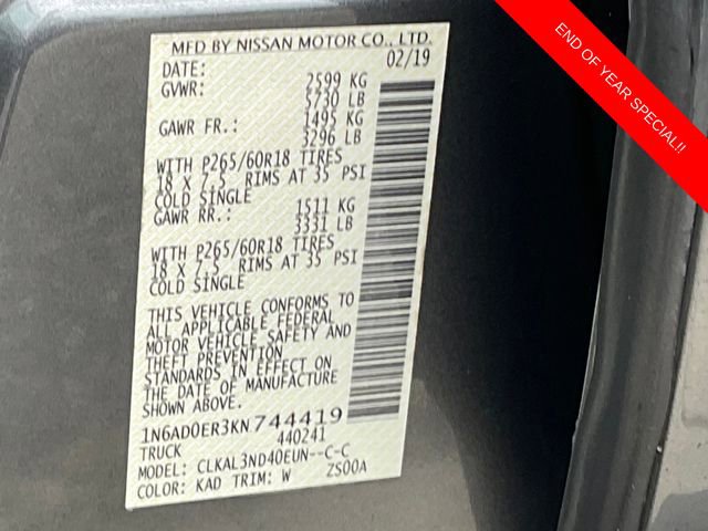 Used 2019 Nissan Frontier SL image 22