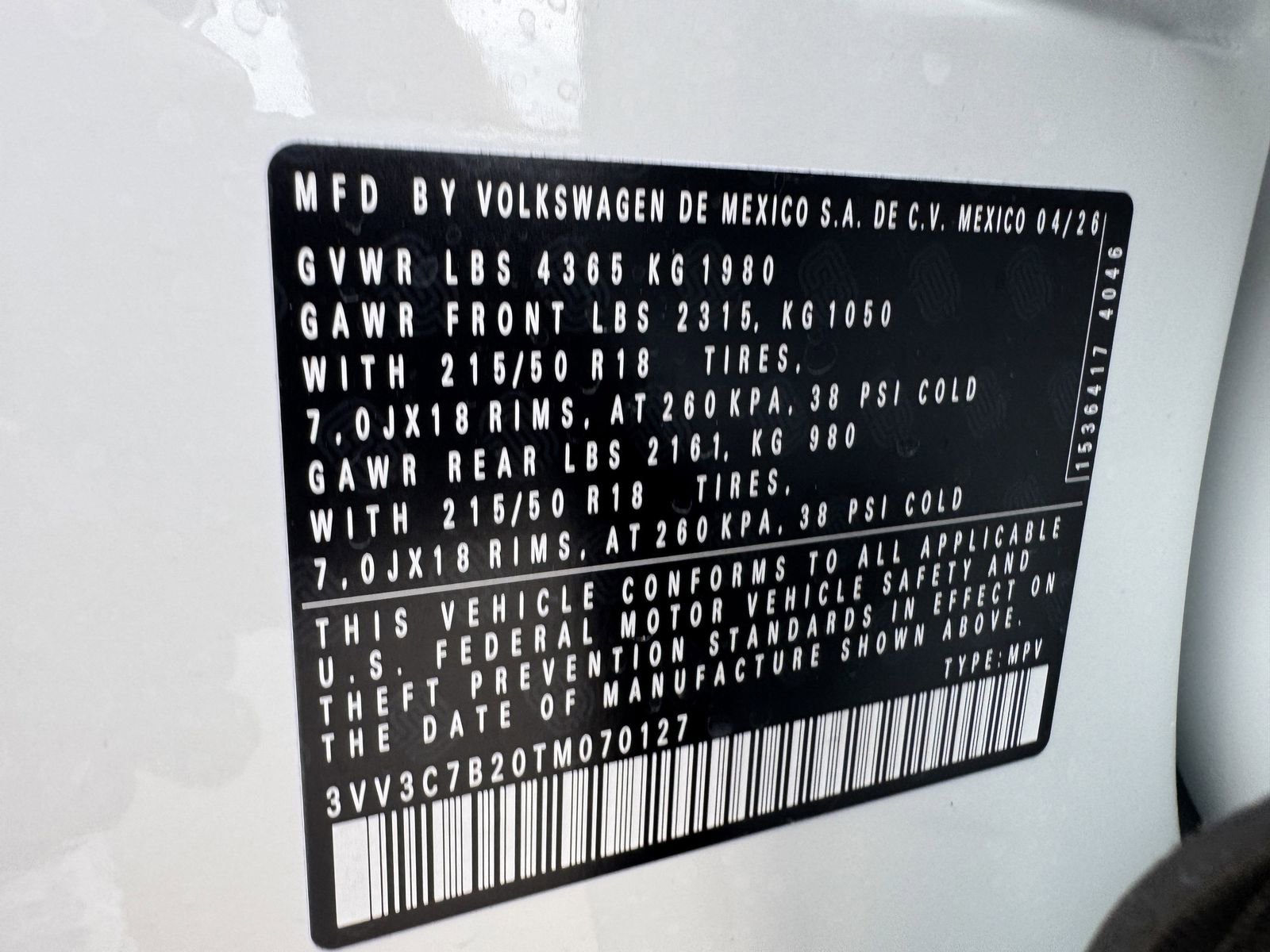 New 2026 Volkswagen Taos SE FWD image 28