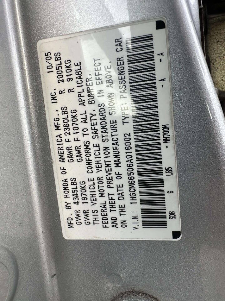 Used 2006 Honda Accord EX image 36