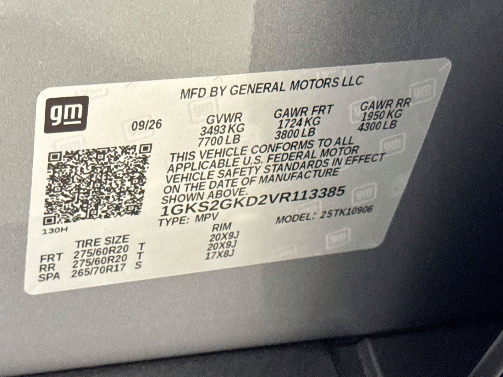 New 2027 GMC Yukon XL Elevation w/ LPO, Floor Liner Package AWD/4WD image 21