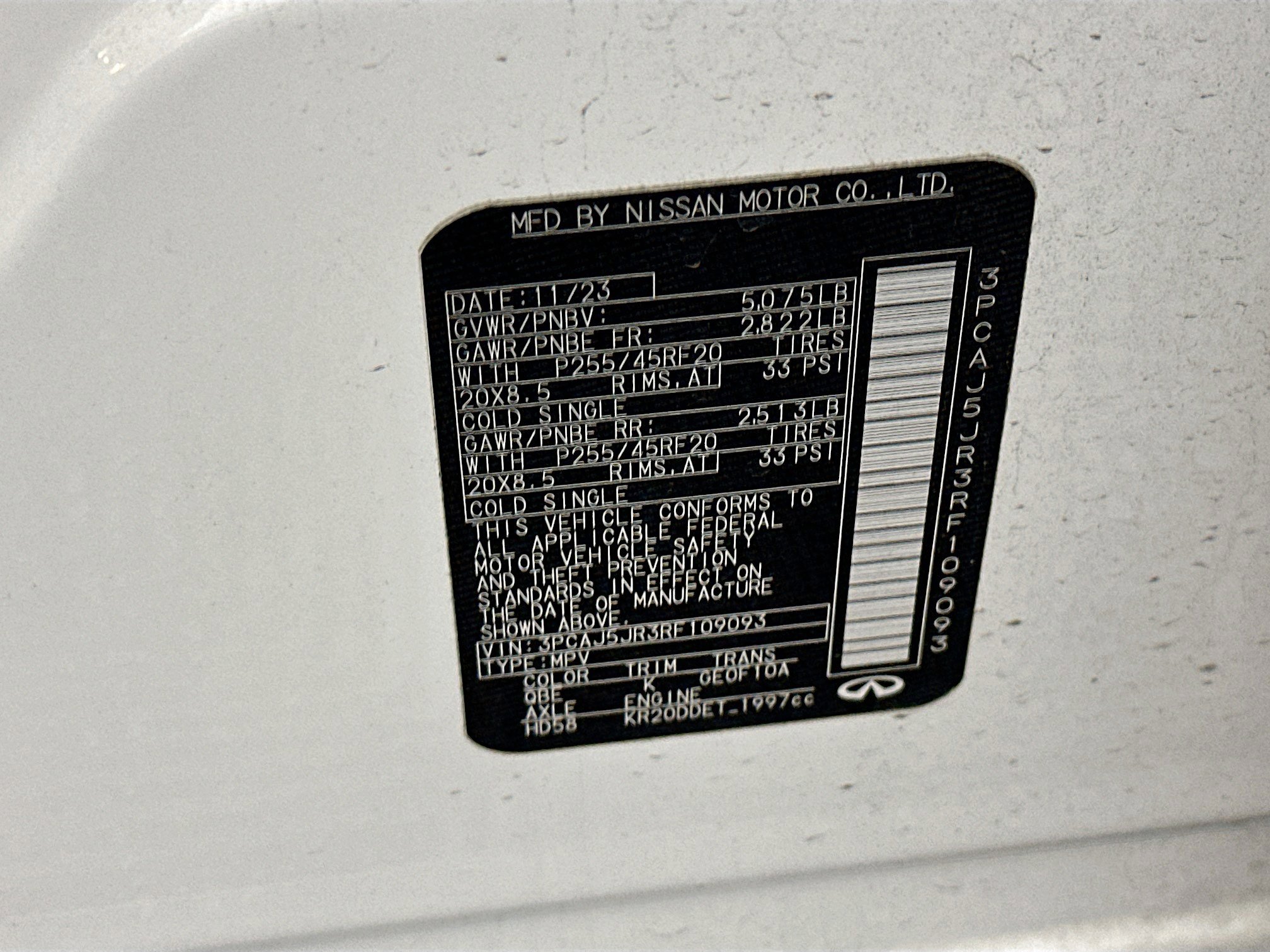 Used 2024 INFINITI QX55 Luxe image 12