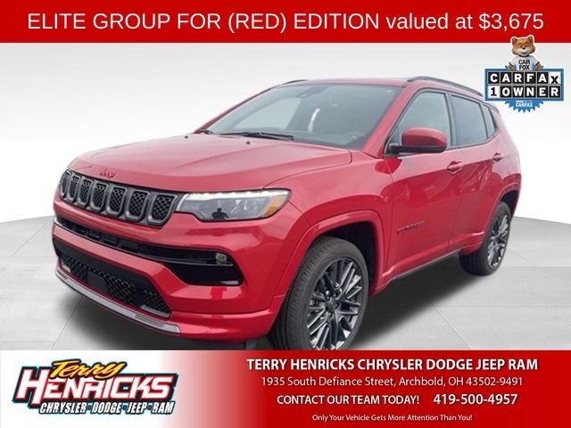 Used 2023 Jeep Compass Limited w/ Elite Group for (Red) Edition AWD/4WD 360° Tour
