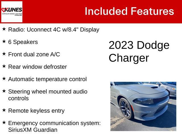 Used 2023 Dodge Charger R/T w/ Blacktop Package image 5