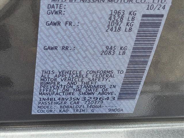 Certified 2025 Nissan Altima 2.5 S FWD image 23