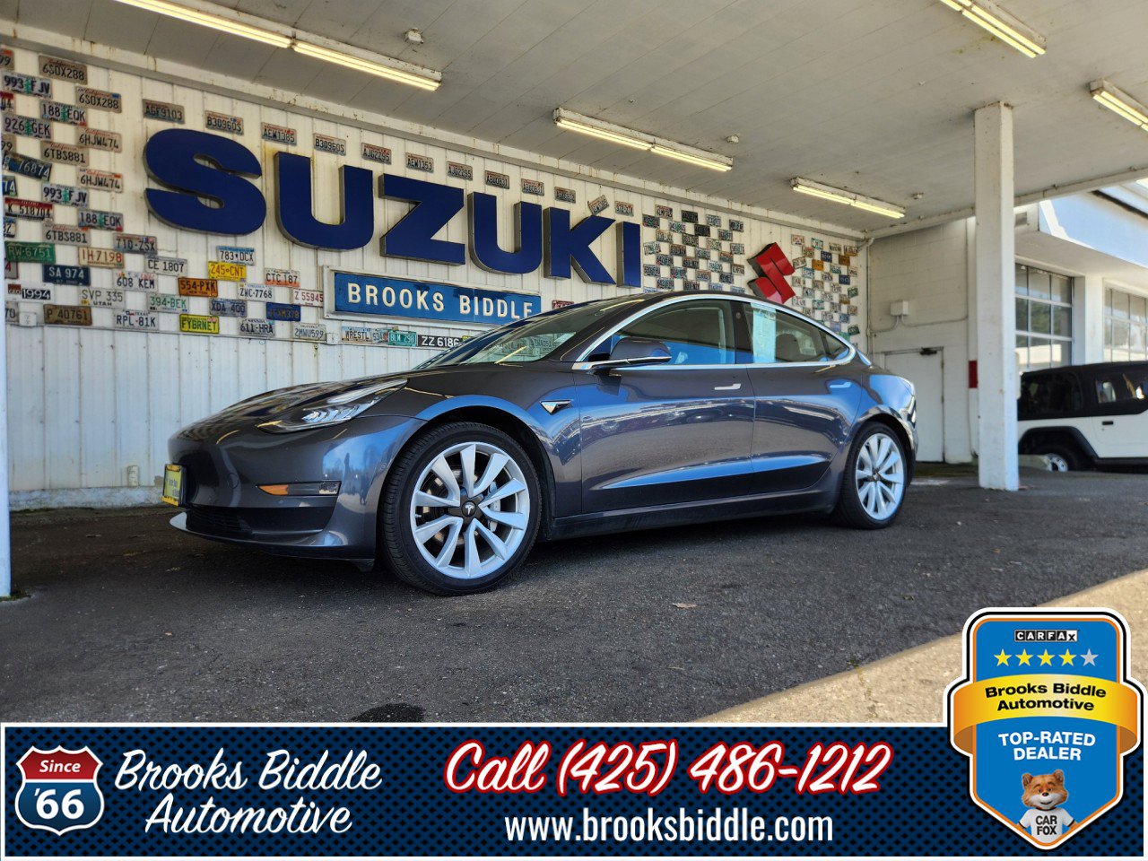 Used 2018 Tesla Model 3 Long Range AWD/4WD image 1
