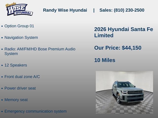 New 2026 Hyundai Santa Fe Limited AWD/4WD image 5