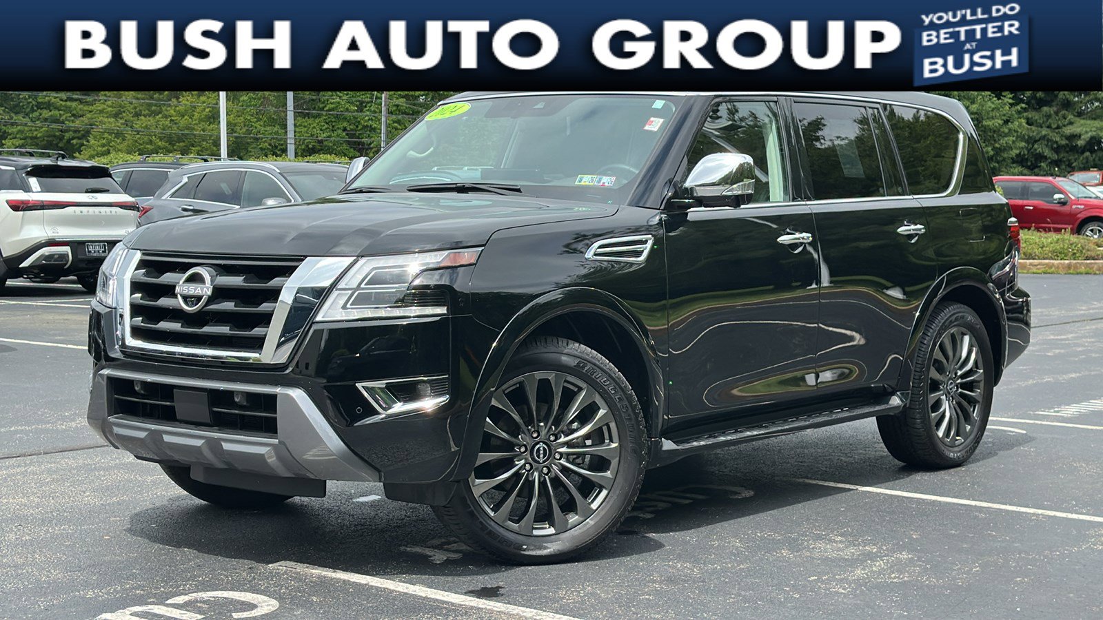 Used 2024 Nissan Armada Platinum w/ Captain's Chairs Package