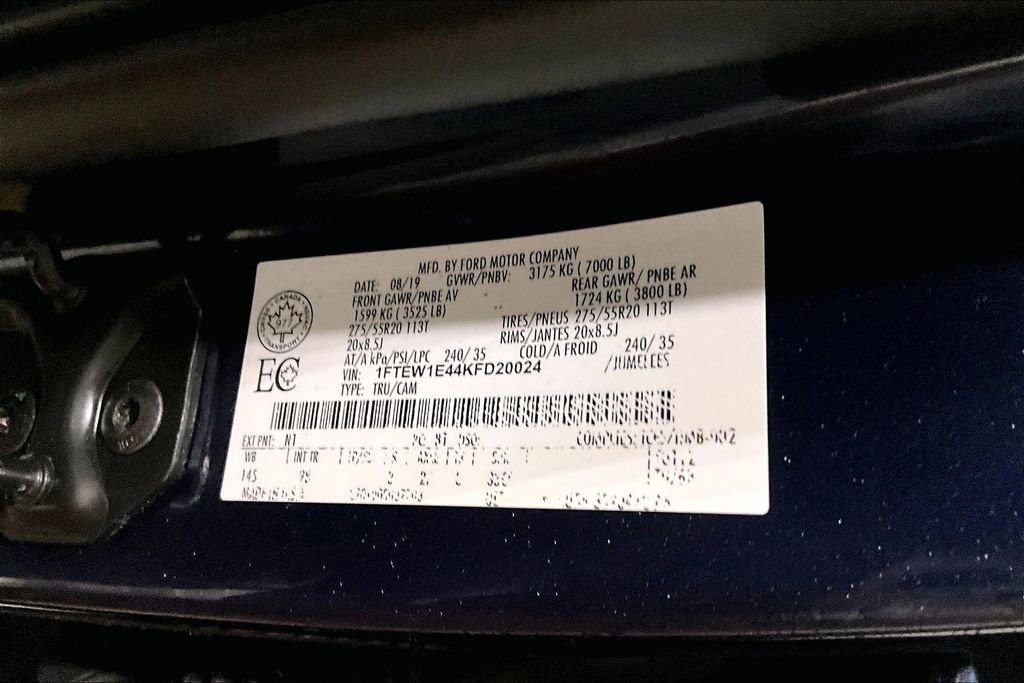 Used 2019 Ford F150 Platinum w/ Technology Package image 20