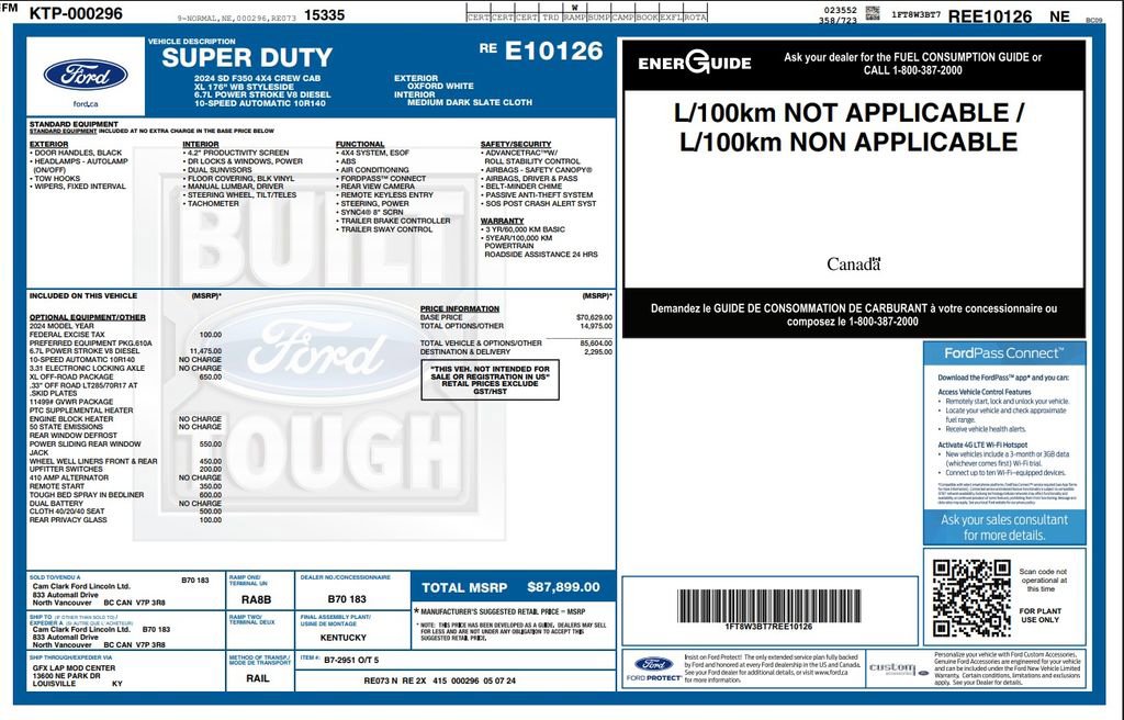 Used 2024 Ford F350 XL w/ XL Off-Road Package image 2