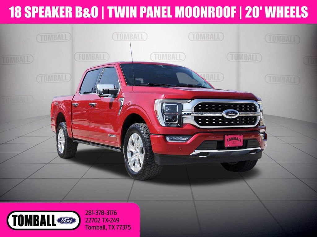 Certified 2023 Ford F150 Platinum w/ Equipment Group 701A High AWD/4WD image 1