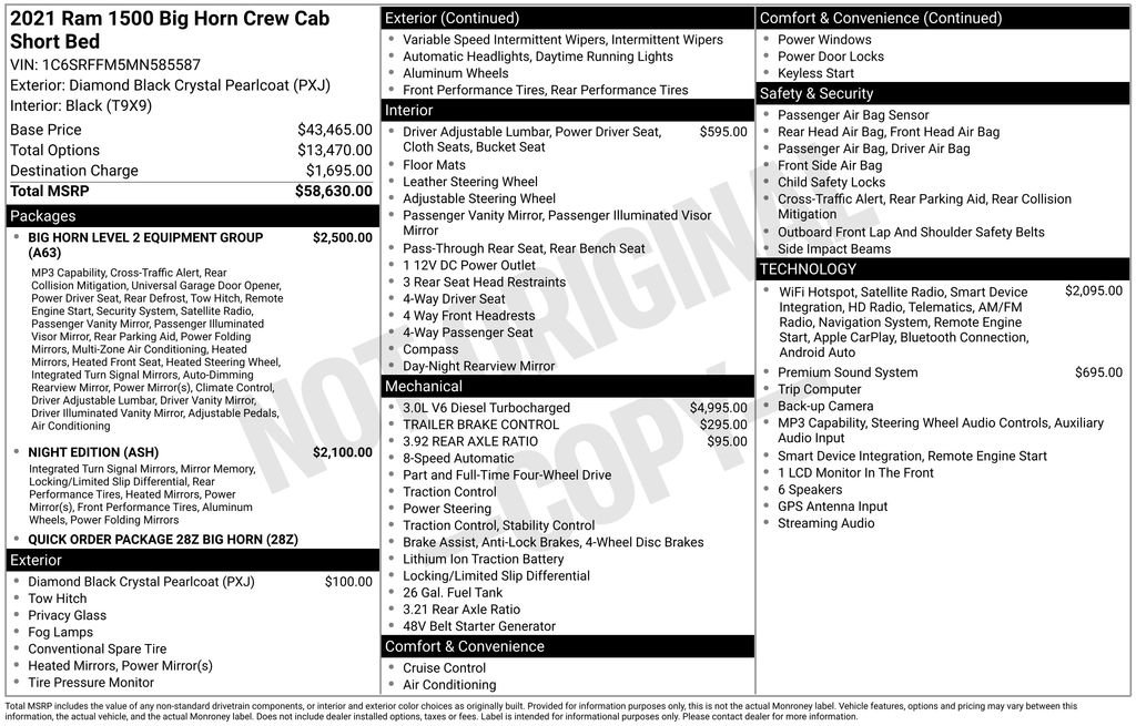 Used 2021 RAM 1500 Big Horn AWD/4WD image 5