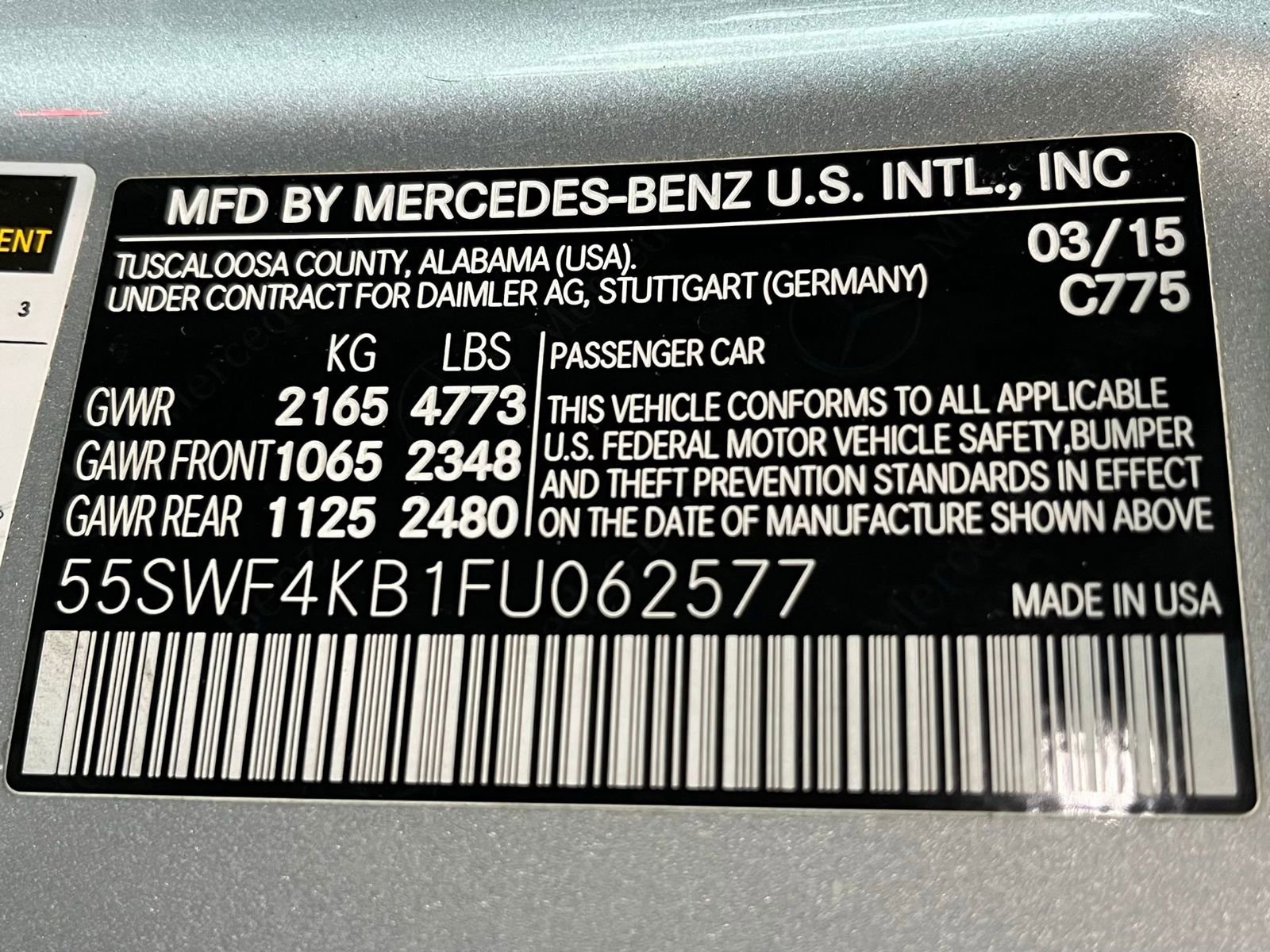 Used 2015 Mercedes-Benz C 300 4MATIC Sedan image 19