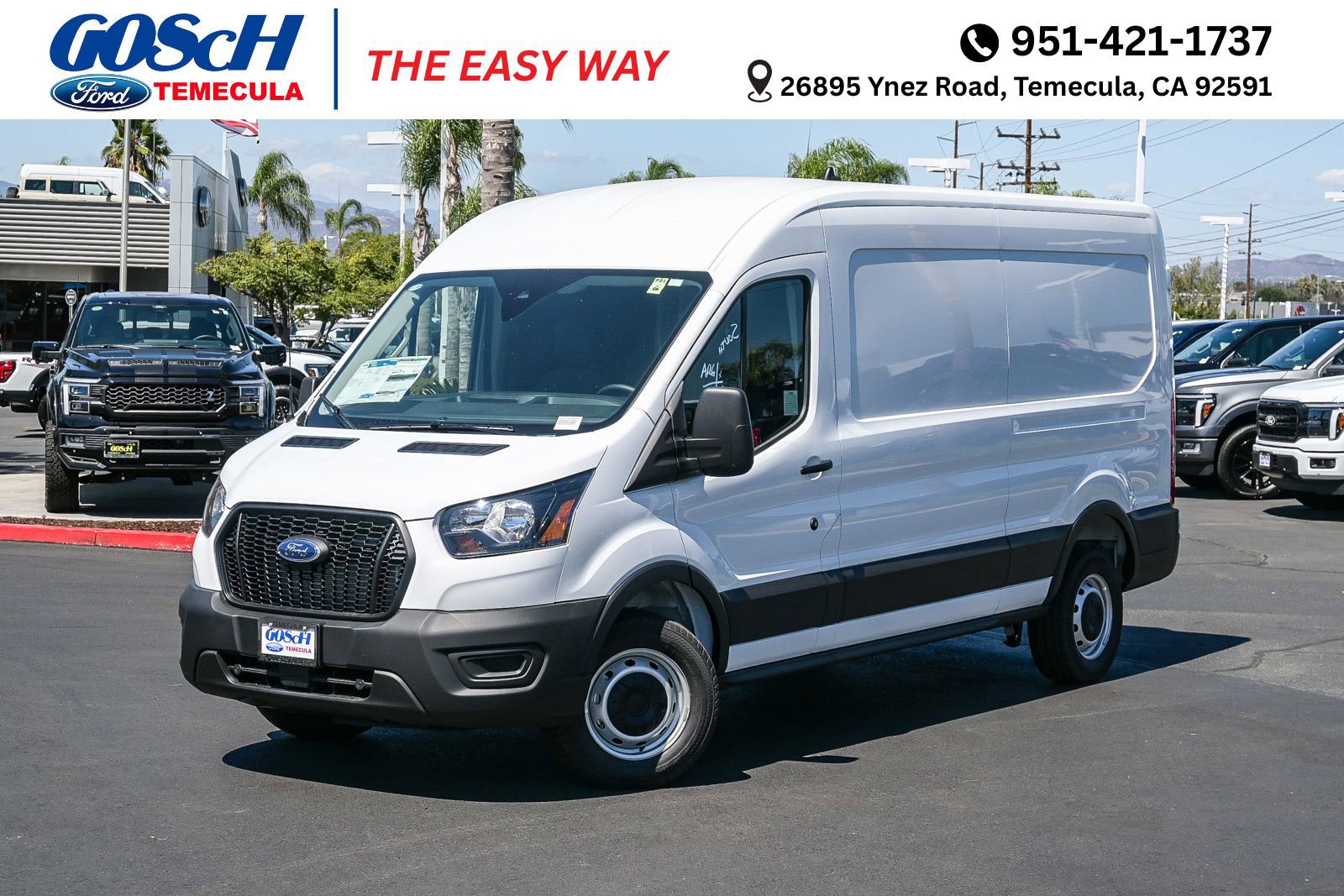 New 2025 Ford Transit 250 148 Medium Roof w/ Load Area Protection Package