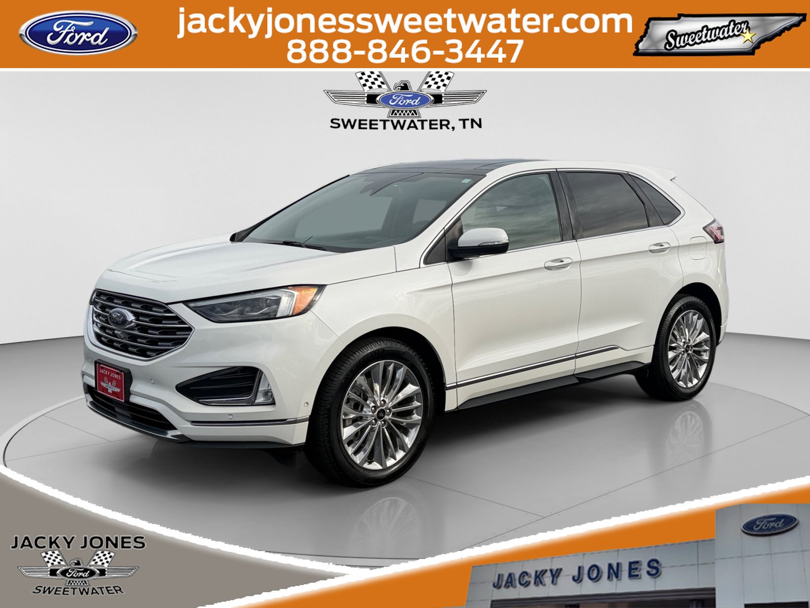 Certified 2021 Ford Edge Titanium w/ Equipment Group 301A AWD/4WD image 1