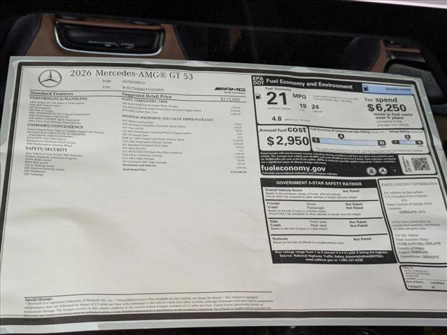 New 2026 Mercedes-Benz AMG GT 53 image 21