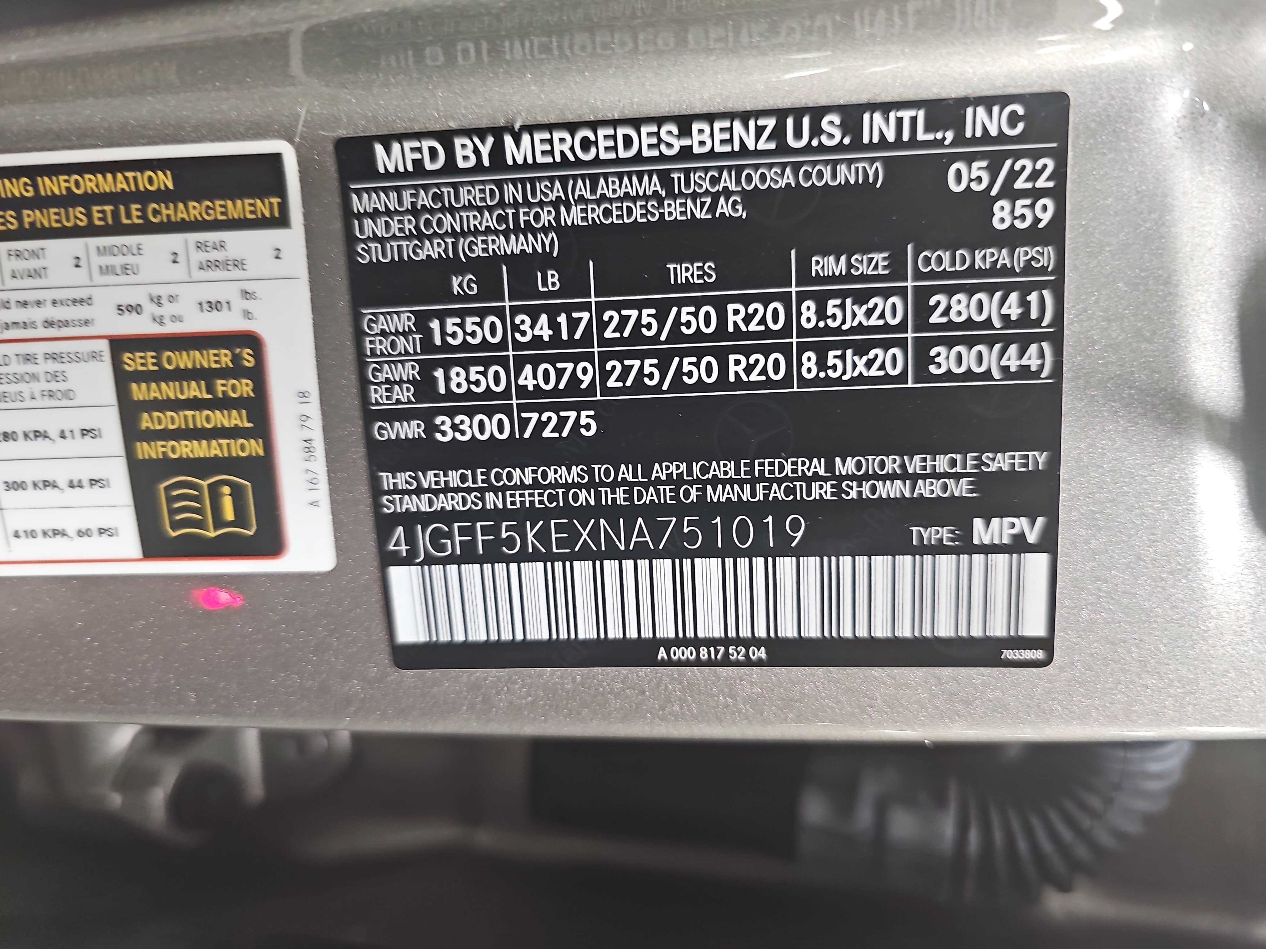 Certified 2022 Mercedes-Benz GLS 450 GLS 450 image 38