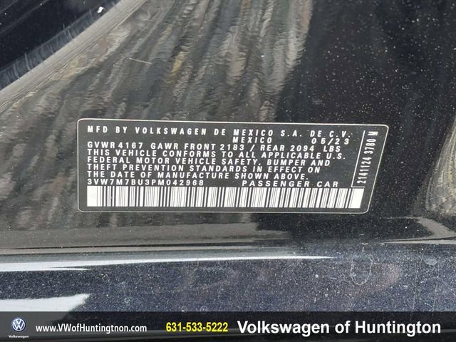 Certified 2023 Volkswagen Jetta SE w/ Panoramic Sunroof Package FWD image 17