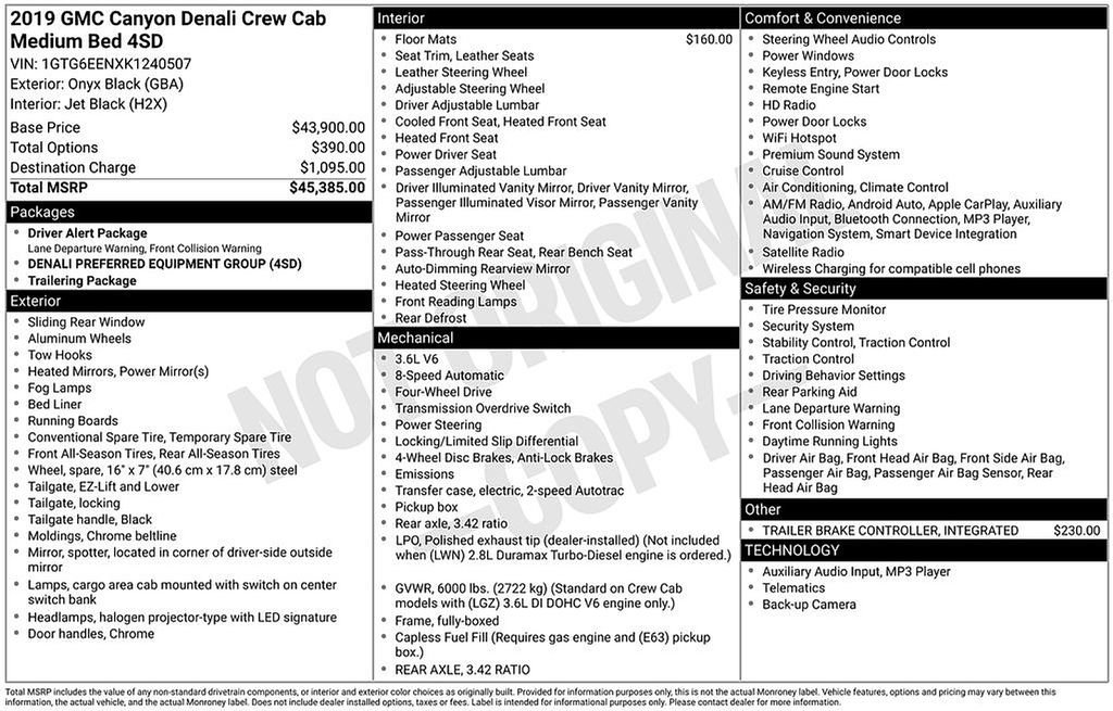 Used 2019 GMC Canyon Denali image 2