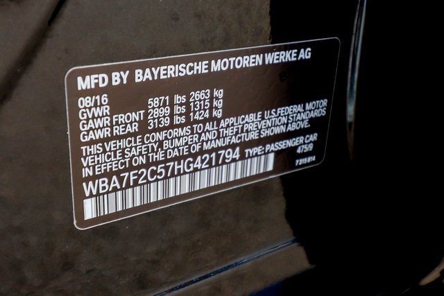 Used 2017 BMW 750i xDrive image 77