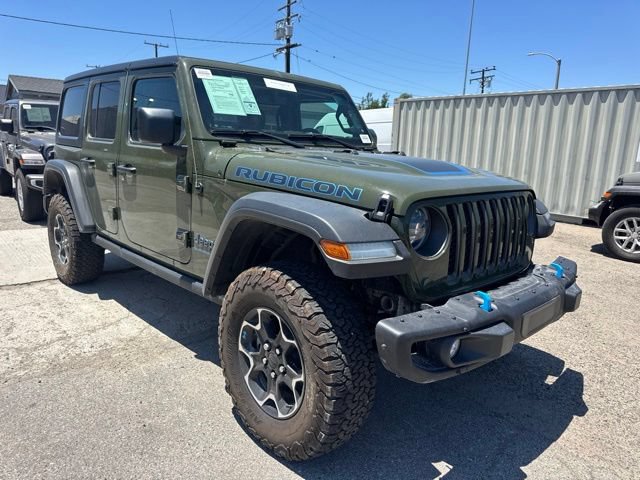 Used 2023 Jeep Wrangler Unlimited Rubicon 4xe w/ Steel Bumper Group AWD/4WD image 3