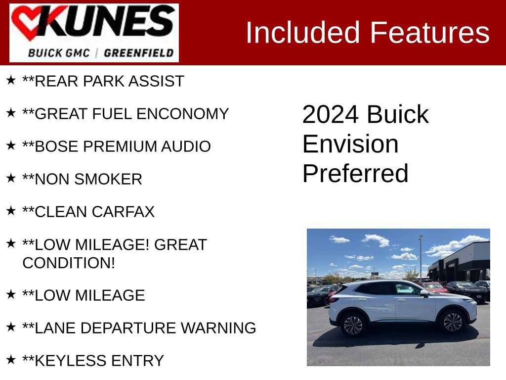 Used 2024 Buick Envision Preferred AWD/4WD image 3