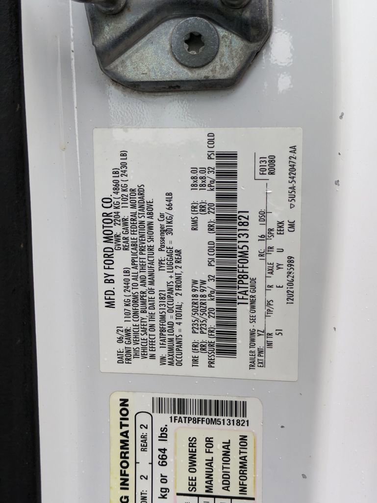 Used 2021 Ford Mustang GT Premium w/ Equipment Group 401A image 33