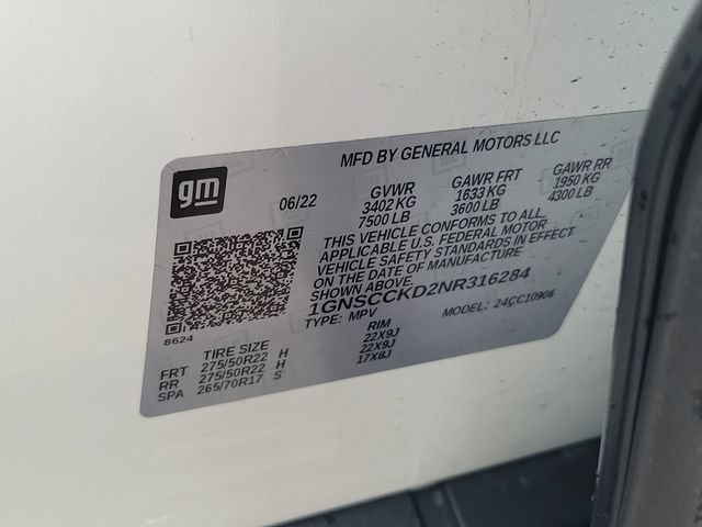 Used 2022 Chevrolet Suburban LT RWD image 30