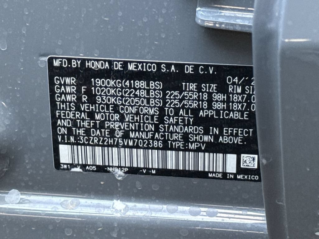 New 2027 Honda HR-V EX-L image 25