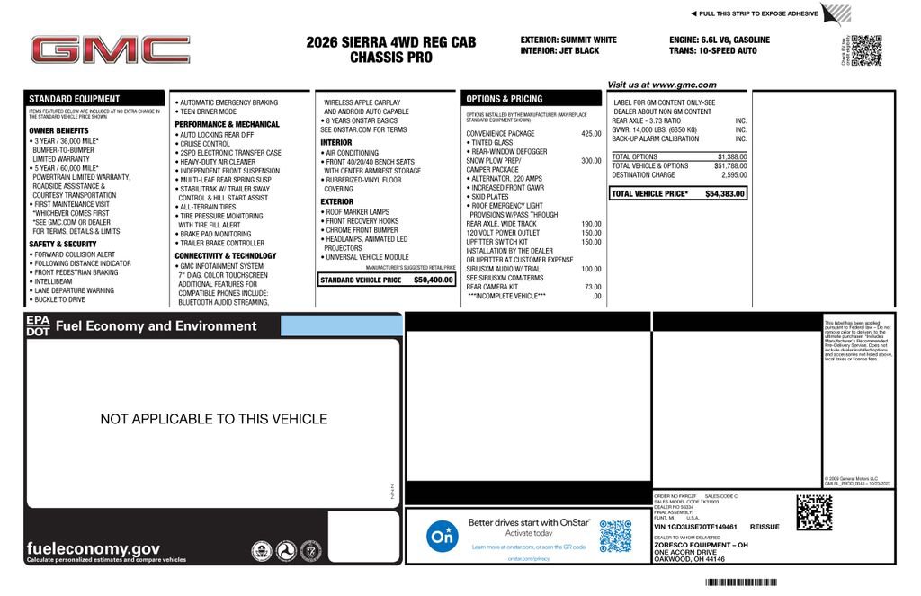 New 2026 GMC Sierra 3500 Pro w/ Convenience Package image 4