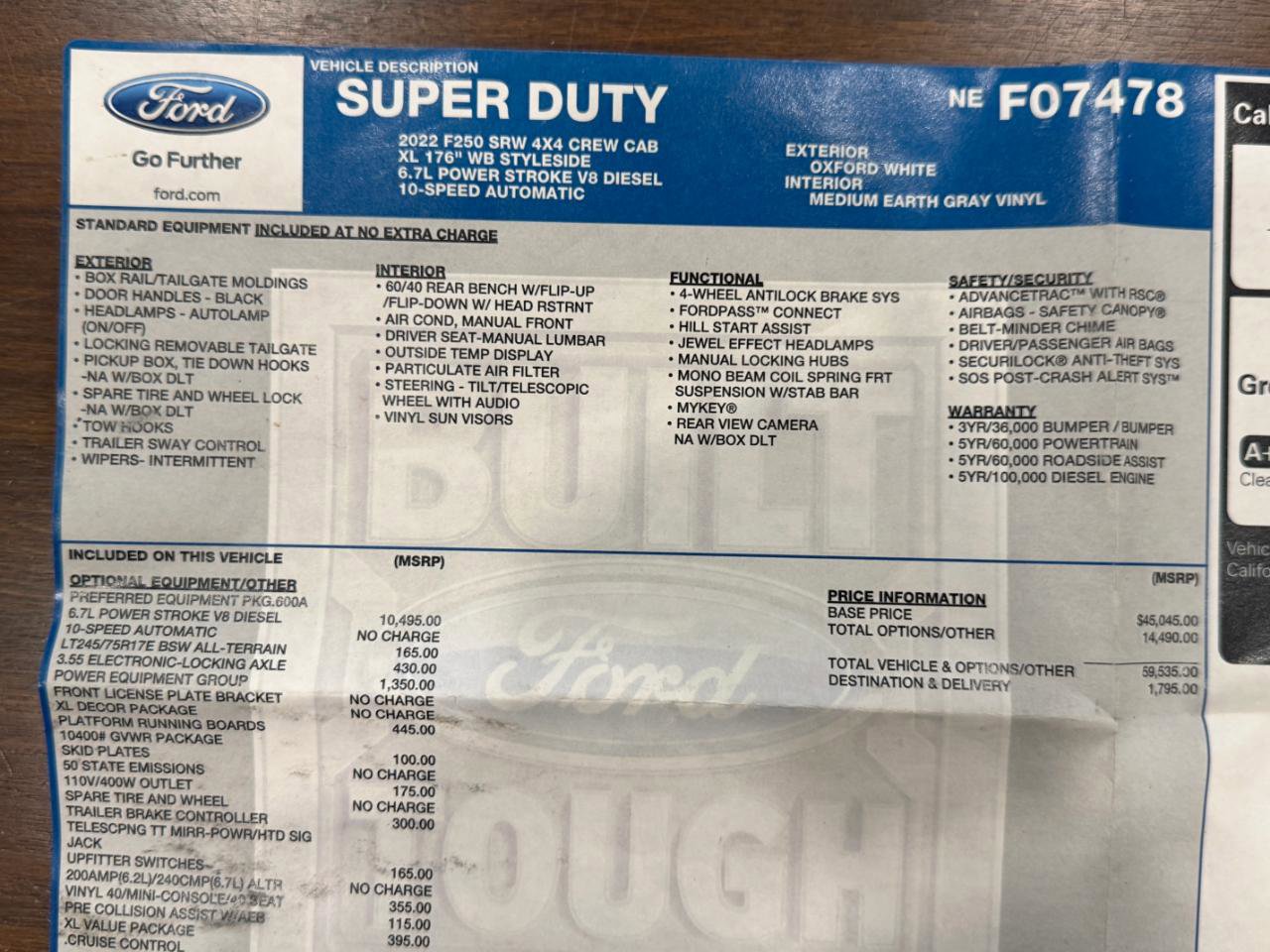 Used 2022 Ford F250 XL w/ Power Equipment Group AWD/4WD image 50