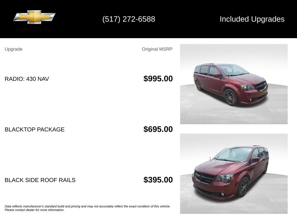 Used 2018 Dodge Grand Caravan SXT w/ Blacktop Package FWD image 5