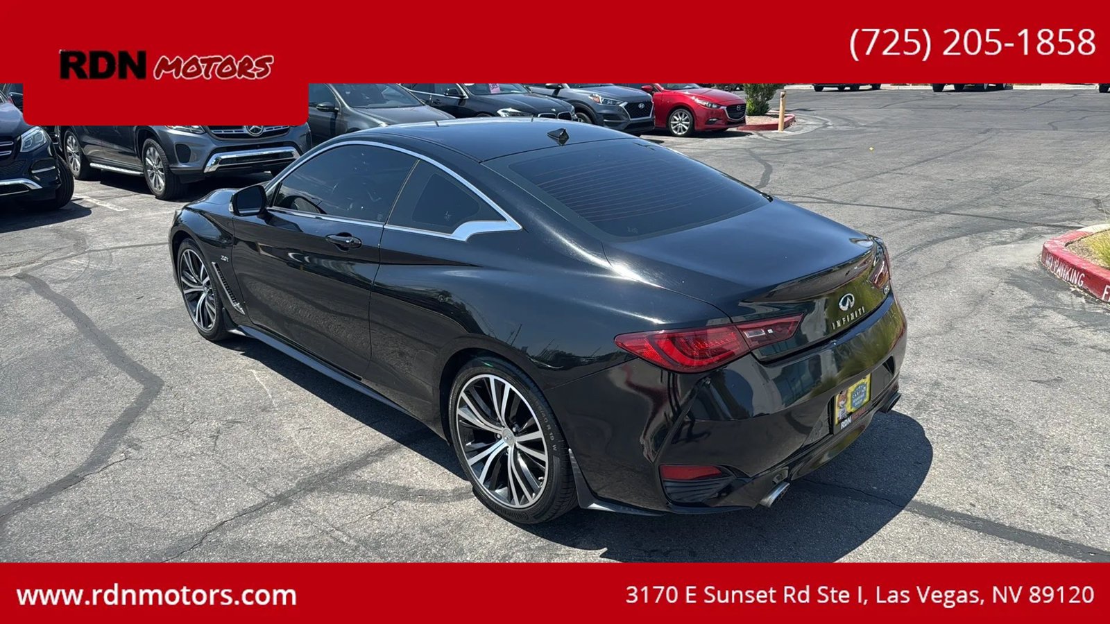 Used 2017 INFINITI Q60 2.0t w/ Moonroof Package RWD image 8