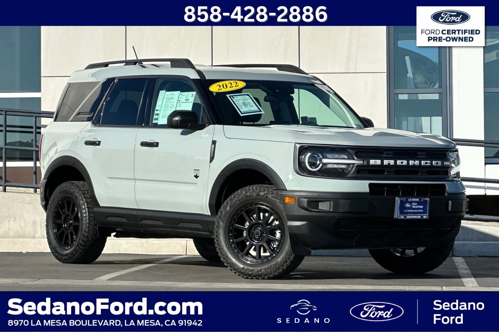 Certified 2022 Ford Bronco Sport Big Bend