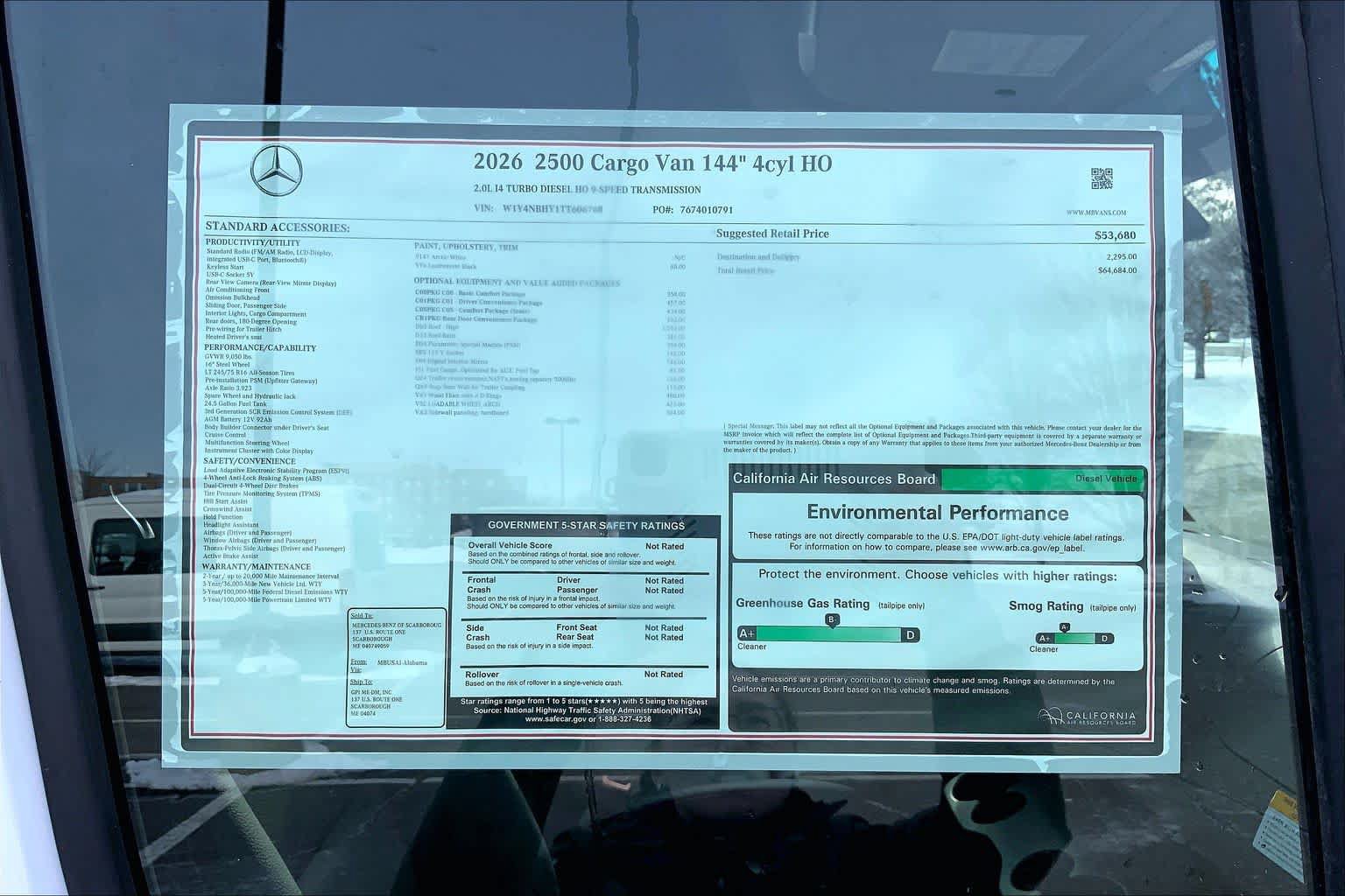 New 2026 Mercedes-Benz Sprinter 2500 image 27