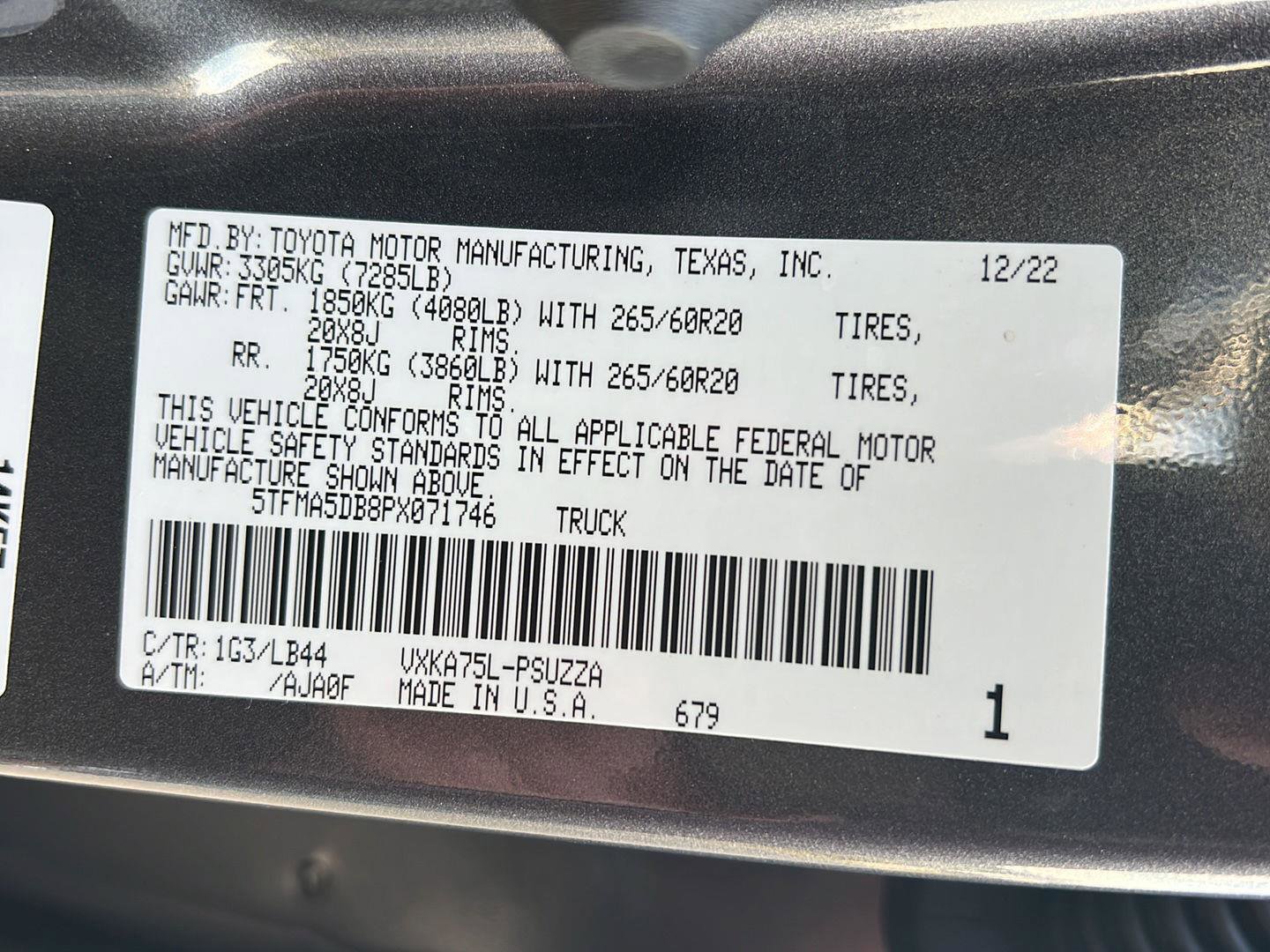 Used 2023 Toyota Tundra 1794 Edition image 44