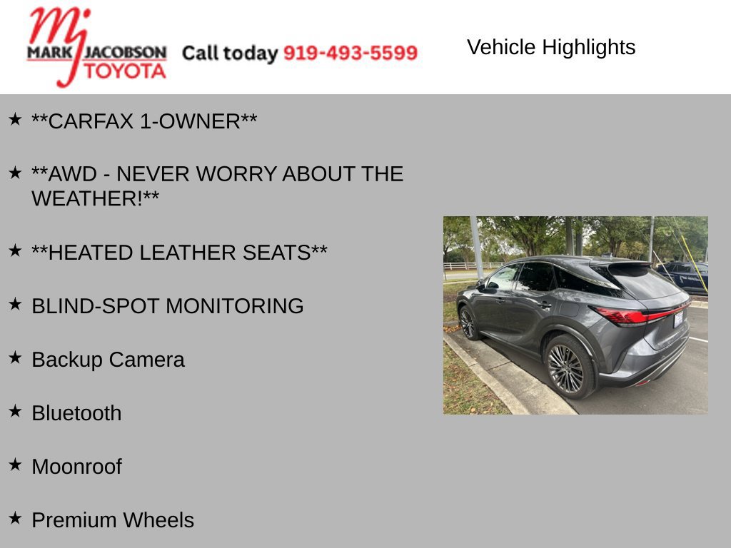 Used 2025 Lexus RX 450h AWD w/ Convenience Package image 7