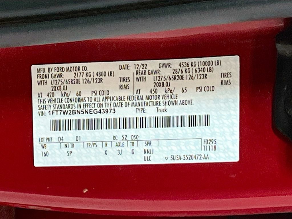 Used 2022 Ford F250 King Ranch w/ King Ranch Ultimate Package AWD/4WD image 33