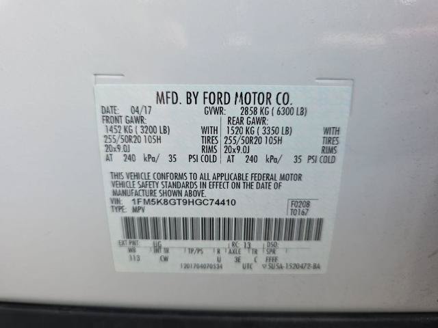 Certified 2017 Ford Explorer Sport w/ Equipment Group 401A AWD/4WD image 21