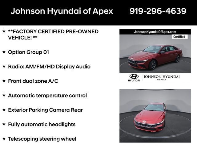 Certified 2025 Hyundai Elantra Sport FWD image 6
