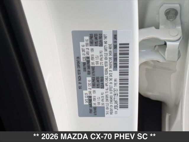 New 2026 MAZDA CX-70 SC AWD/4WD image 15