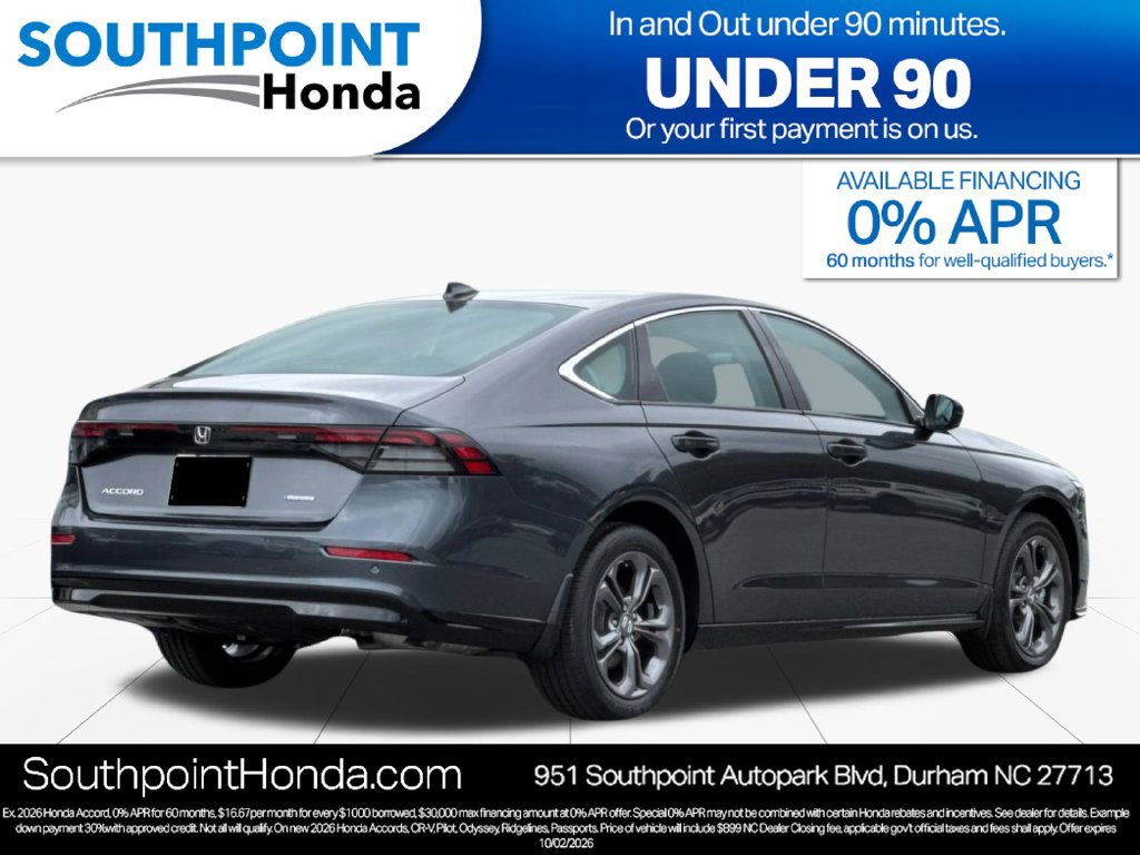 New 2026 Honda Accord EX-L image 3
