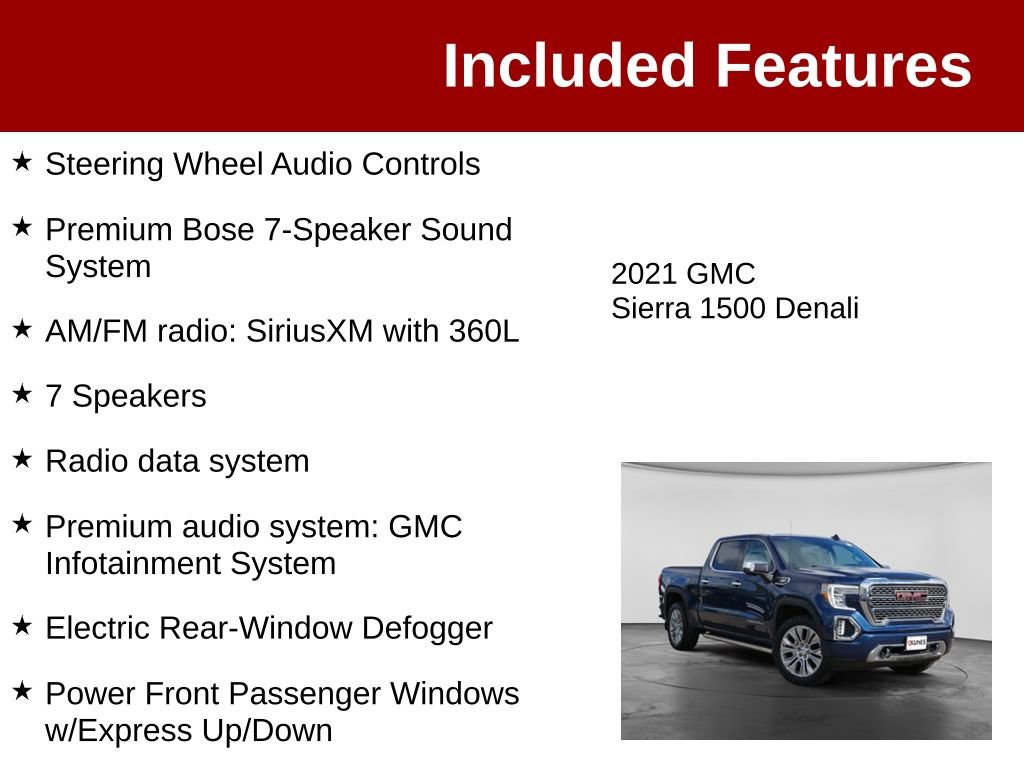 Used 2021 GMC Sierra 1500 Denali w/ Denali Ultimate Package AWD/4WD image 4
